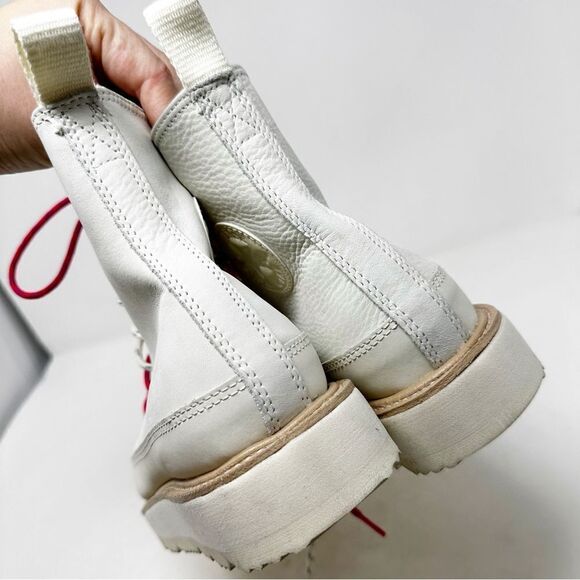 Converse All Terrain Leather Boot Pink Laces Hightop Sneakers Size 10 - Picture 8 of 11